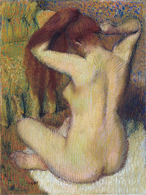 Frau, die ihr Haar kämmt, c.1888/90 | Edgar Degas
