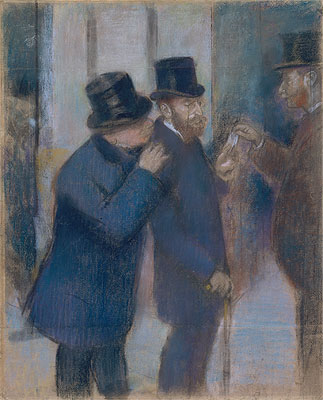 Portraits at the Stock Exchange, c.1878/79 | Degas | Painting Reproduction