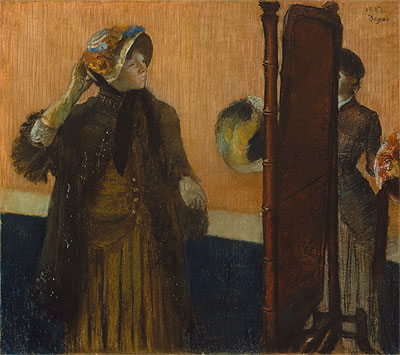 At the Milliner's, 1882 | Degas | Painting Reproduction