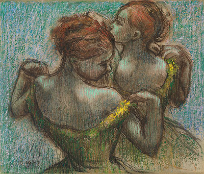 Zwei Tänzerinnen, halbfigurig, n.d. | Edgar Degas