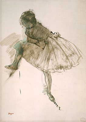 Study of a Ballet Dancer, c.1873 | Degas | Painting Reproduction