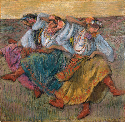 Russische Tänzerinnen, 1899 von Edgar Degas | Gemälde-Reproduktion