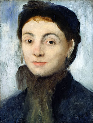 Portrait of Josephine Gaujelin, 1867 | Edgar Degas | Gemälde Reproduktion
