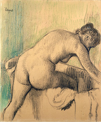 Das Bad, 1883 von Edgar Degas | Gemälde-Reproduktion