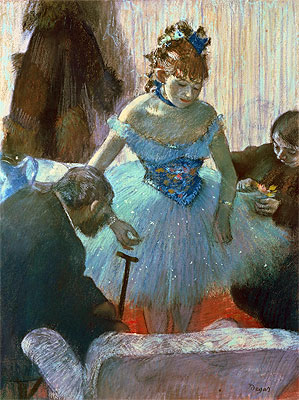 Dancer in Her Dressing Room , undated | Degas | Painting Reproduction
