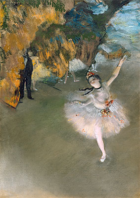 The Star (Dancer on the Stage), c.1876/77 | Edgar Degas | Painting Reproduction