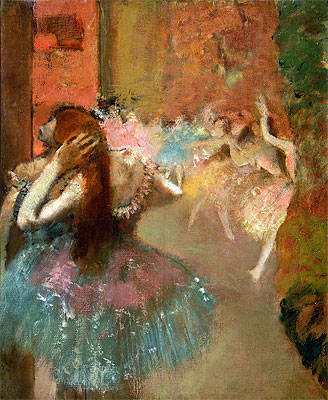 Ballet Scene, undated | Degas | Painting Reproduction