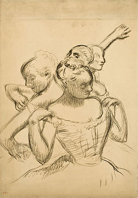Group of Four Dancers, c.1902 by Edgar Degas | Painting Reproduction