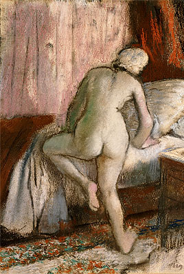 Bedtime, c.1883 | Degas | Painting Reproduction