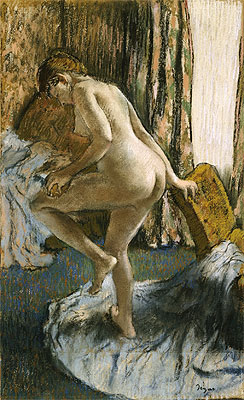 After the Bath, c.1883 | Degas | Painting Reproduction