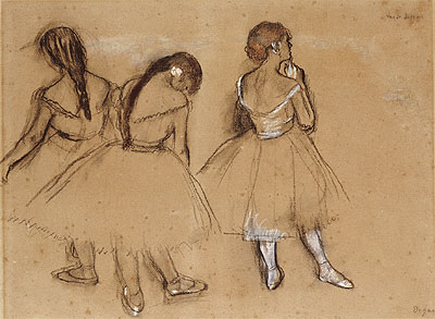 Three Dancers, n.d. | Edgar Degas | Painting Reproduction