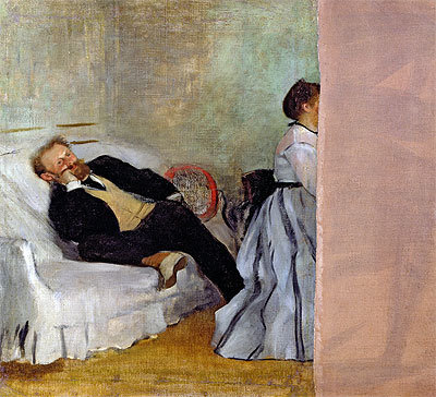 Monsieur and Madame Edouard Manet | Edgar Degas | Painting Reproduction