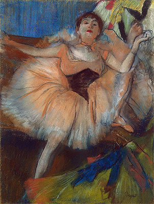 Sitzende Tänzerin | Edgar Degas | Gemälde Reproduktion