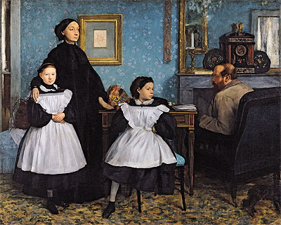 The Bellelli Family, c.1858/67 | Degas | Gemälde Reproduktion
