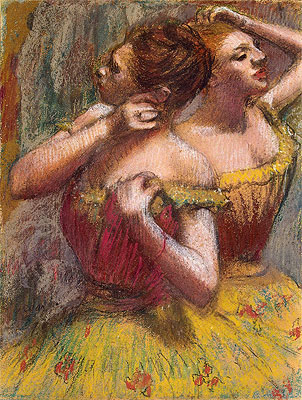 Zwei Tänzer | Edgar Degas | Gemälde Reproduktion