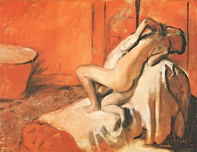 Nach dem Bad | Edgar Degas | Gemälde Reproduktion