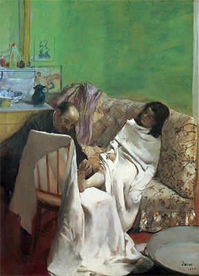 Die Pediküre | Edgar Degas | Gemälde Reproduktion