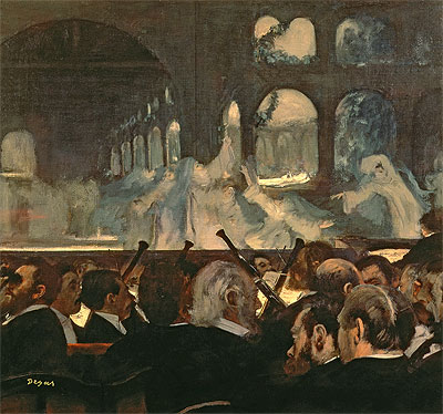 The ballet scene from Meyerbeer's opera 'Robert le Diable', 1876 | Degas | Painting Reproduction