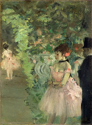 Dancers Backstage, c.1876/83 | Degas | Painting Reproduction