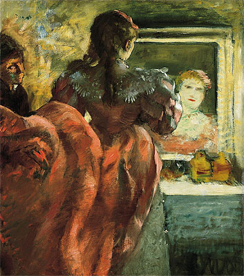 Actress in Her Dressing Room, c.1879 | Degas | Painting Reproduction