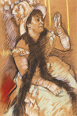Portrait of Madame Dietz-Monnin, 1879 | Edgar Degas | Painting Reproduction
