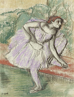Violet Dancer, c.1895/98 | Edgar Degas | Painting Reproduction