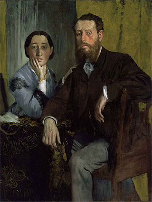 Edmondo und Therese Morbilli, c.1867 | Edgar Degas