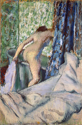 Die morgendlichen Bad, c.1887/90 | Edgar Degas | Gemälde Reproduktion