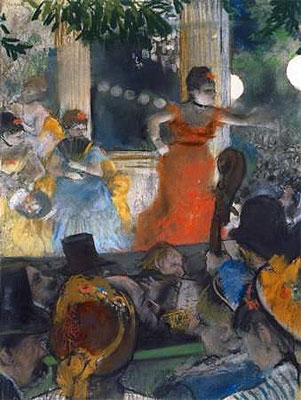 The Cafe-Concert des Ambassadeurs, c.1876/77 | Edgar Degas | Painting Reproduction