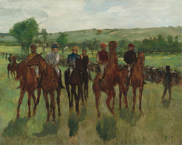 The Riders, c.1885 | Degas | Painting Reproduction