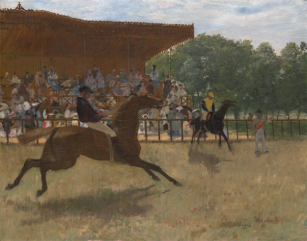 The False Start, c.1869/72 by Edgar Degas | Painting Reproduction