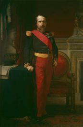 Napoleon III., Kaiser der Franzosen | Hippolyte Flandrin | Gemälde Reproduktion
