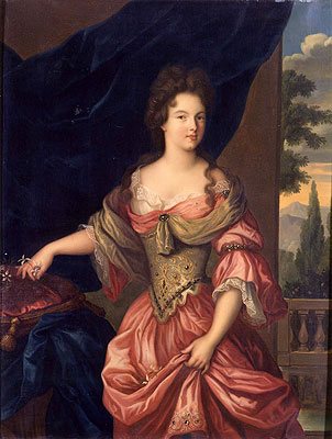 Marie-Anne de Bourbon, Duchesse de Vendome, 1839 | Hippolyte Flandrin | Gemälde Reproduktion