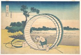 Fujimigahara in der Provinz Owari, 1830 von Hokusai | Gemälde-Reproduktion