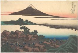 Morgendämmerung in Isawa in der Provinz Kai, 1820 von Hokusai | Gemälde-Reproduktion