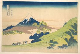 Der Inume-Pass in der Provinz Kai, 1820 von Hokusai | Gemälde-Reproduktion