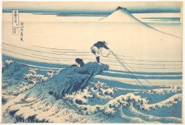 Kajikazawa in der Provinz Kai, 1820 von Hokusai | Gemälde-Reproduktion