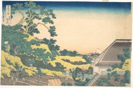 Surugadai in Edo, 1820 von Hokusai | Gemälde-Reproduktion