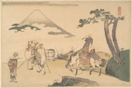 Fuji Toho | Der Gipfel des Berges Fuji, 1790 von Hokusai | Gemälde-Reproduktion