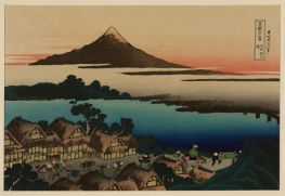 Morgendämmerung in Isawa in der Provinz Kai, 1820 von Hokusai | Gemälde-Reproduktion