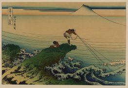 Koshu Kajikazawa, 1830 von Hokusai | Gemälde-Reproduktion