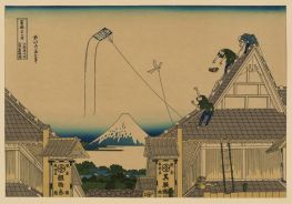 Koto Suruga-chō Mitsu Miseryakuzu, n.d von Hokusai | Gemälde-Reproduktion