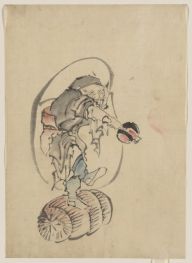 Hokusai. Zeichnung, n.d von Hokusai | Gemälde-Reproduktion
