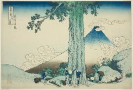 Mishima-Pass in der Provinz Kai, 1831 von Hokusai | Gemälde-Reproduktion