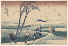 Ejiri in der Provinz Suruga, 1831 von Hokusai | Gemälde-Reproduktion