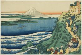 Gedicht von Yamabe no Akahito, 1835 von Hokusai | Gemälde-Reproduktion