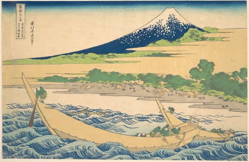 Hokusai | Tago Bay near Ejiri on the Tokaido, 1830 Tago Bay near Ejiri on the Tokaido, 1830 | Hokusai