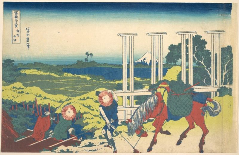 Senju in Musashi Province, 1820 | Hokusai