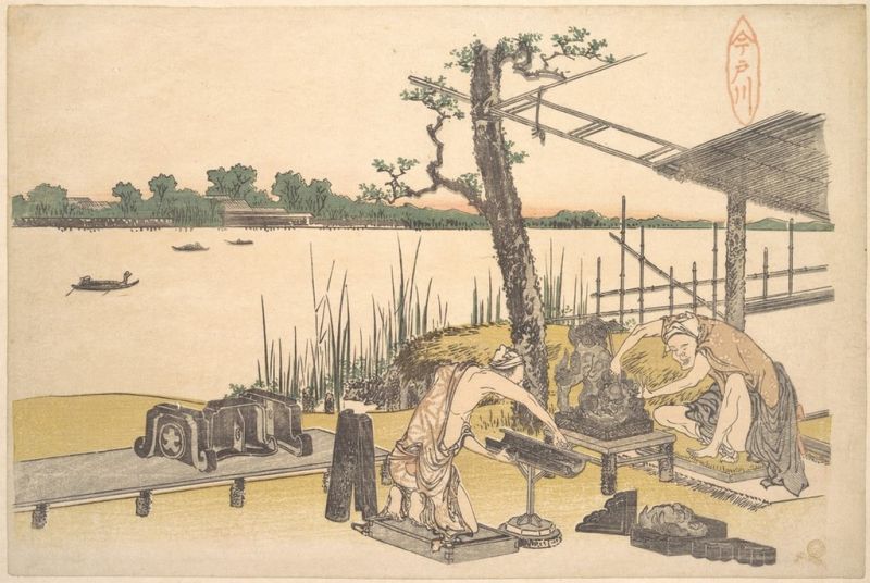 Hokusai | Imadogawa, 1801 Imadogawa, 1801 | Hokusai
