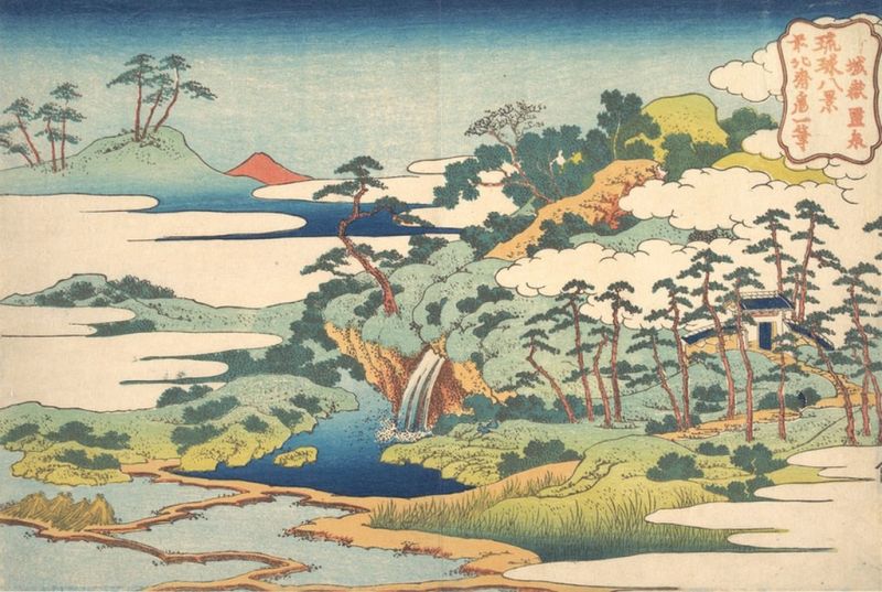 Hokusai | The Sacred Spring at Jogaku, 1822 The Sacred Spring at Jogaku, 1822 | Hokusai